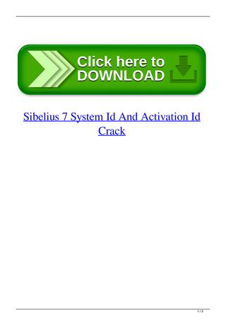 Sibelius 7.5 Activation Code Generator